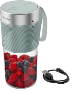 Blender Moulinex Lightmix portable ultra léger avec dragonne de transport